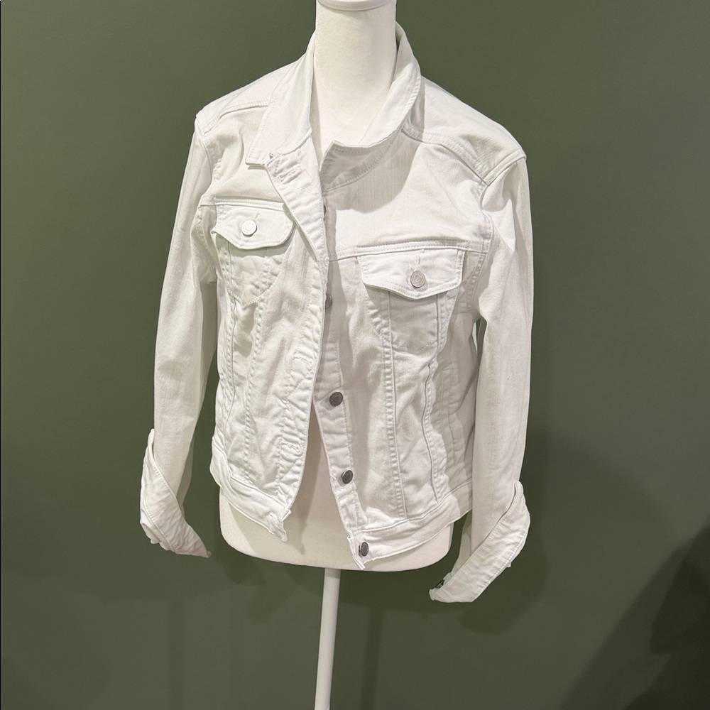 Southern Tide White Denim Jacket